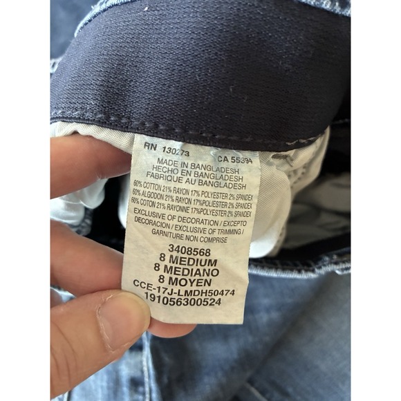 Lee Modern Series Total Freedom Dark Wash‎ Straight Leg Stretch Jeans Sz 8 - Picture 5 of 10